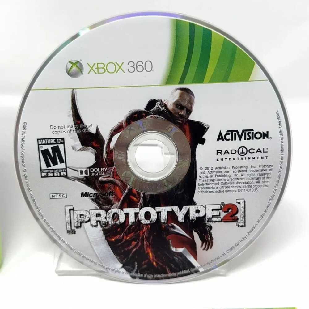 Prototype 2 Microsoft Xbox 360 2012 Complete CIB Slipcover Tested